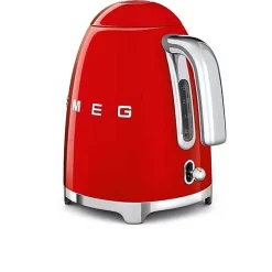 Bouilloire SMEG 50's Style KLF03RDEU - Rouge - 1.7L - 2400W - Anti-calcaire et Maintien au chaud