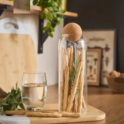 Bouteille en verre avec bouchon en liège 1,3 L Guy Levasseur