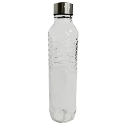 Bouteille en verre transparent H. 29 cm Guy Levasseur