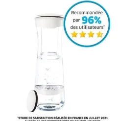 Bouteille et carafe filtrante Brita Bouteille filtrante blanc graphite - 1 filtre MicroDisc inclus