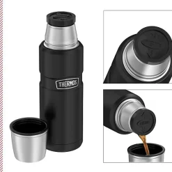 Bouteille isotherme Etanche 0,47 litre Thermos - Bleu