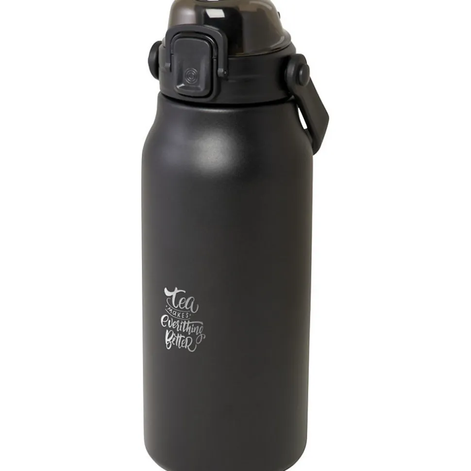 Bouteille isotherme GIGANTO Noir uni (Taille unique)