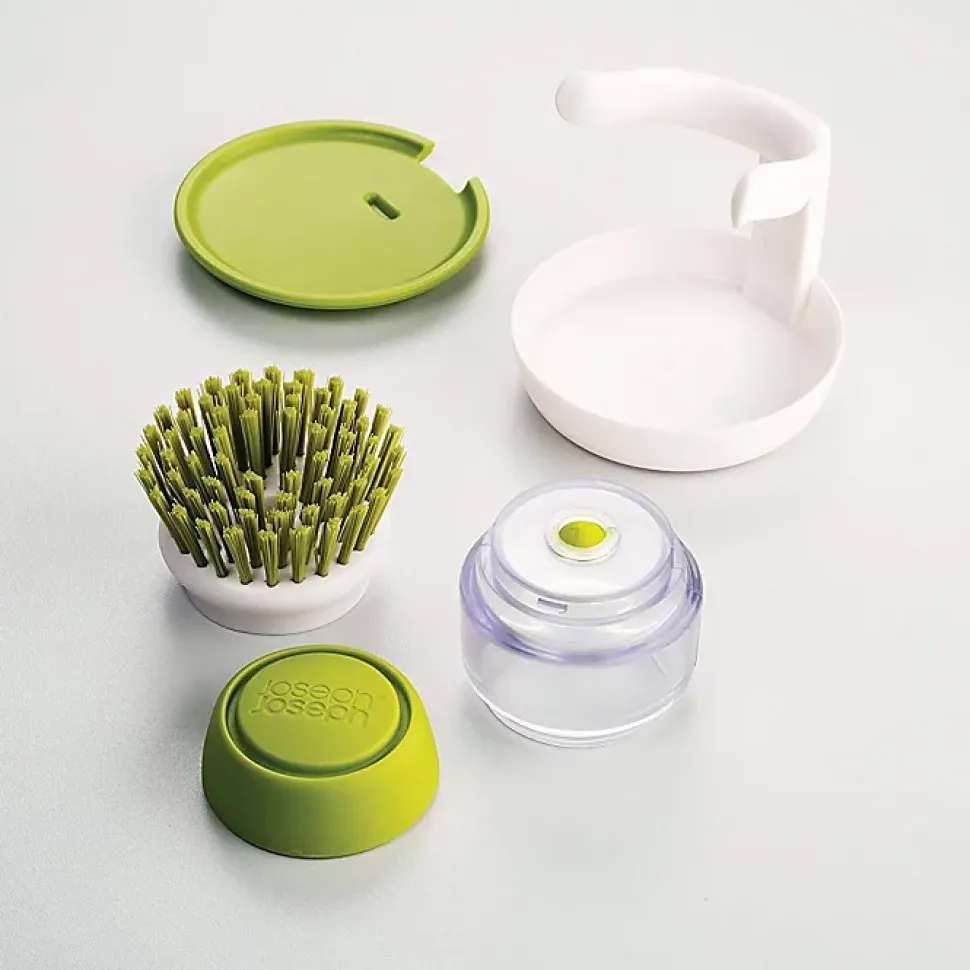 Brosse à vaisselle avec réservoir Palm scrub gris