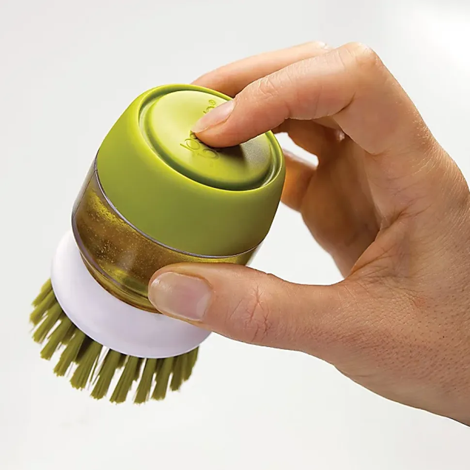 Brosse à vaisselle avec réservoir Palm scrub gris