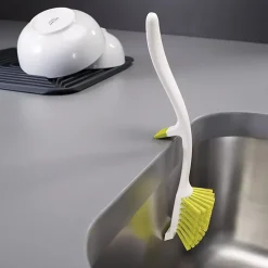 Brosse à vaisselle avec support Edge Dish brush gris