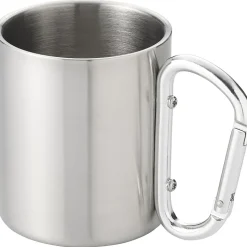 Bullet Alps Mug mousqueton isolé Argent (10.5 x 7.8 x 6.9 cm)