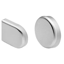 Cache charnière clip pour porte en verre carré rond - BLUM - CAC84412NM