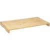 Cache plaque de cuisson planche a découper en bambou 52x28x4,5 cm