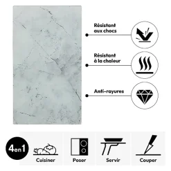 Cache plaque en verre 52x32cm - Multicolore- 5five