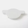 Cache-trou de charnière en plastique GoodHome blanc ø35 mm, 4 pièces