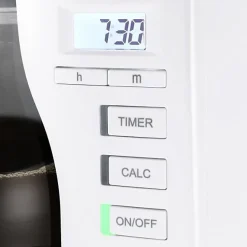 Cafetiere filtre - Melitta - Look V Timer 1025-07 - 1,25L - 10 tasses - 1080 Watts