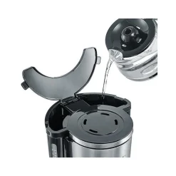 CAFETIERE PROGRAMMABLE 10T 1,4L 1000W SELECTEUR D AROME LCD NOIR INOX SEVERIN - 4826