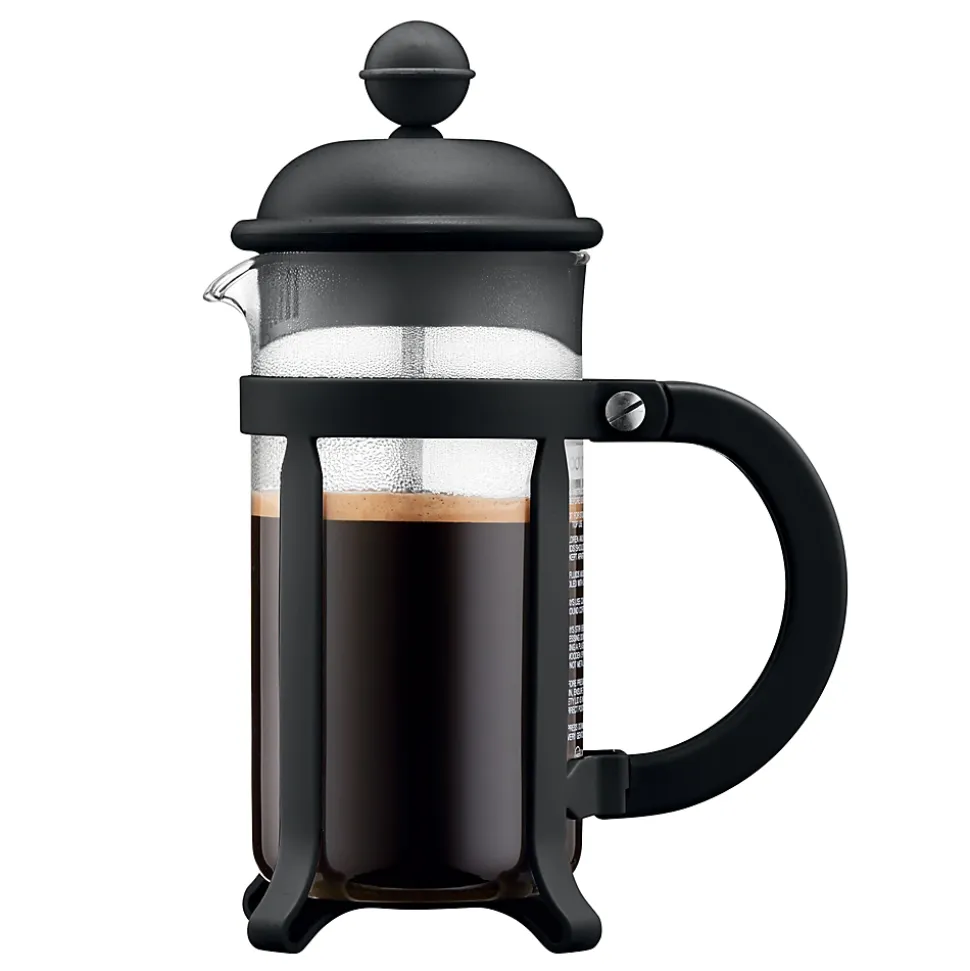 Cafetière à piston 3 tasses Java noir