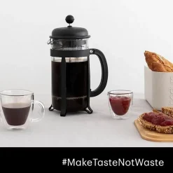 Cafetière à piston 3 tasses Java noir