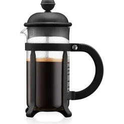 Cafetière à piston 3 tasses Java noir