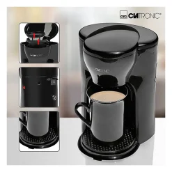 Cafetière 1 tasse Clatronic KA 3356 Noir