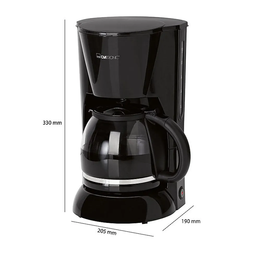 Cafetière 12-14 tasses 1,5L Clatronic KA 3473 Noir