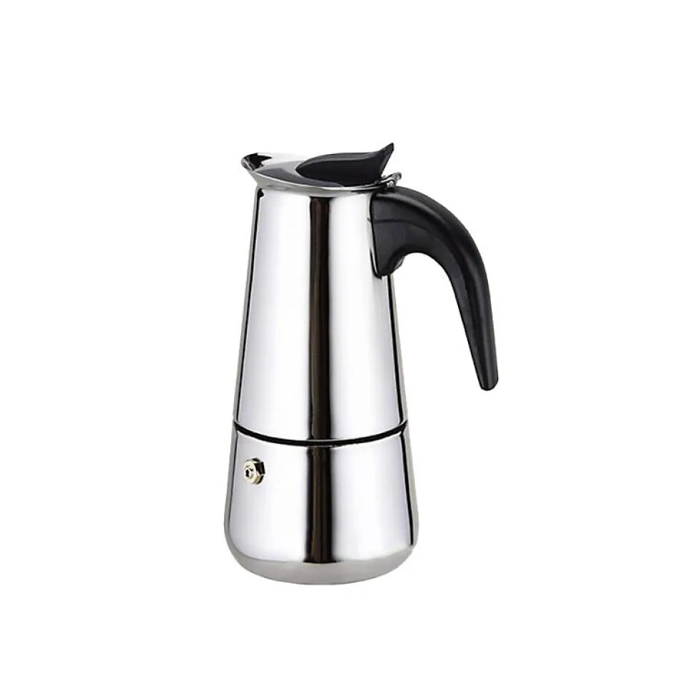 Cafetière Expresso en Acier Inoxydable 4 Tasses Eisenbach EB-400CM