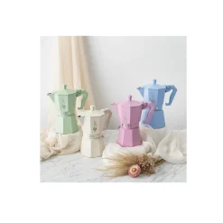 Cafetière italienne 6 tasses crème Bialetti 0009060 moka exclusive