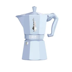 Cafetière italienne 6 tasses bleu pastel Bialetti 0009062 moka exclusive
