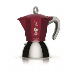 Cafetière italienne 6 tasses rouge Bialetti 0006946 moka induction