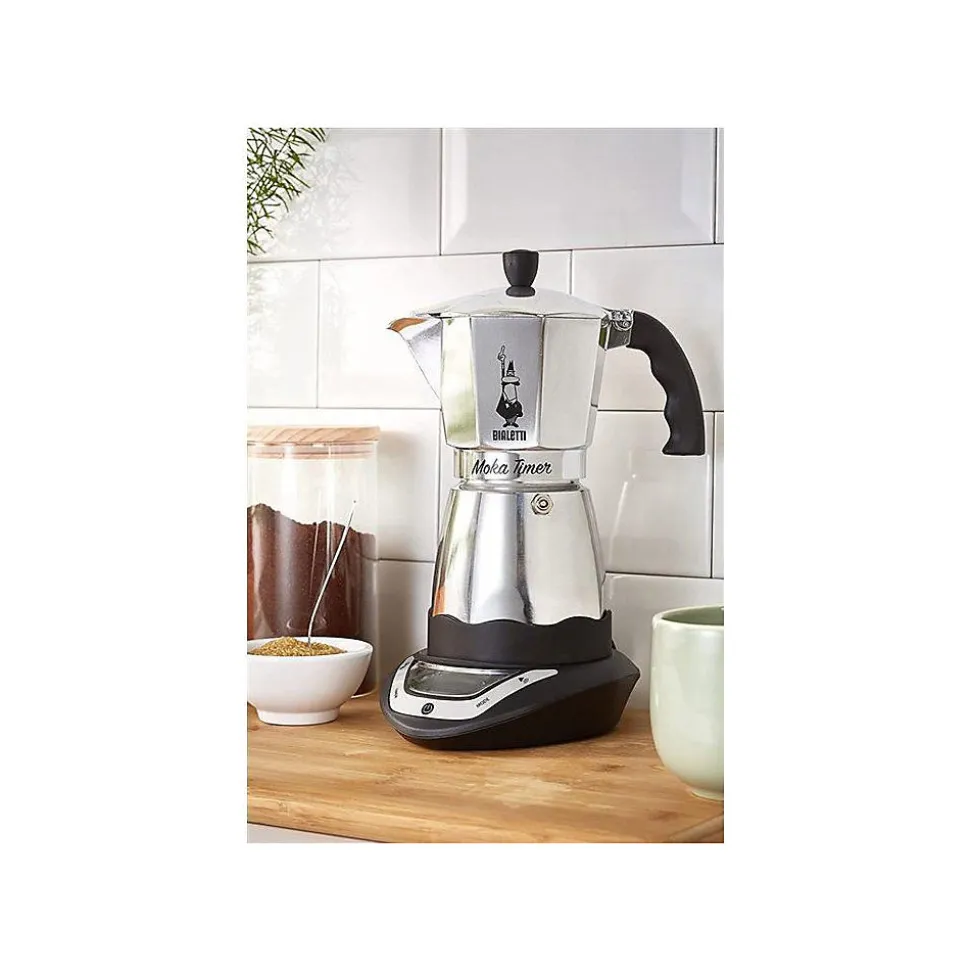 Cafetière italienne électrique 6 tasses inox Bialetti 0006093 moka timer
