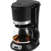 Cafetière 1,2L - 8-12 Tasses 900W - Dolce Casa DC-CAF-8-12-PRO - Filtre amovible - ECRAN LCD, Programmable - Noir Mat