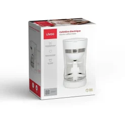 Cafetière électrique blanche 10-12 tasses