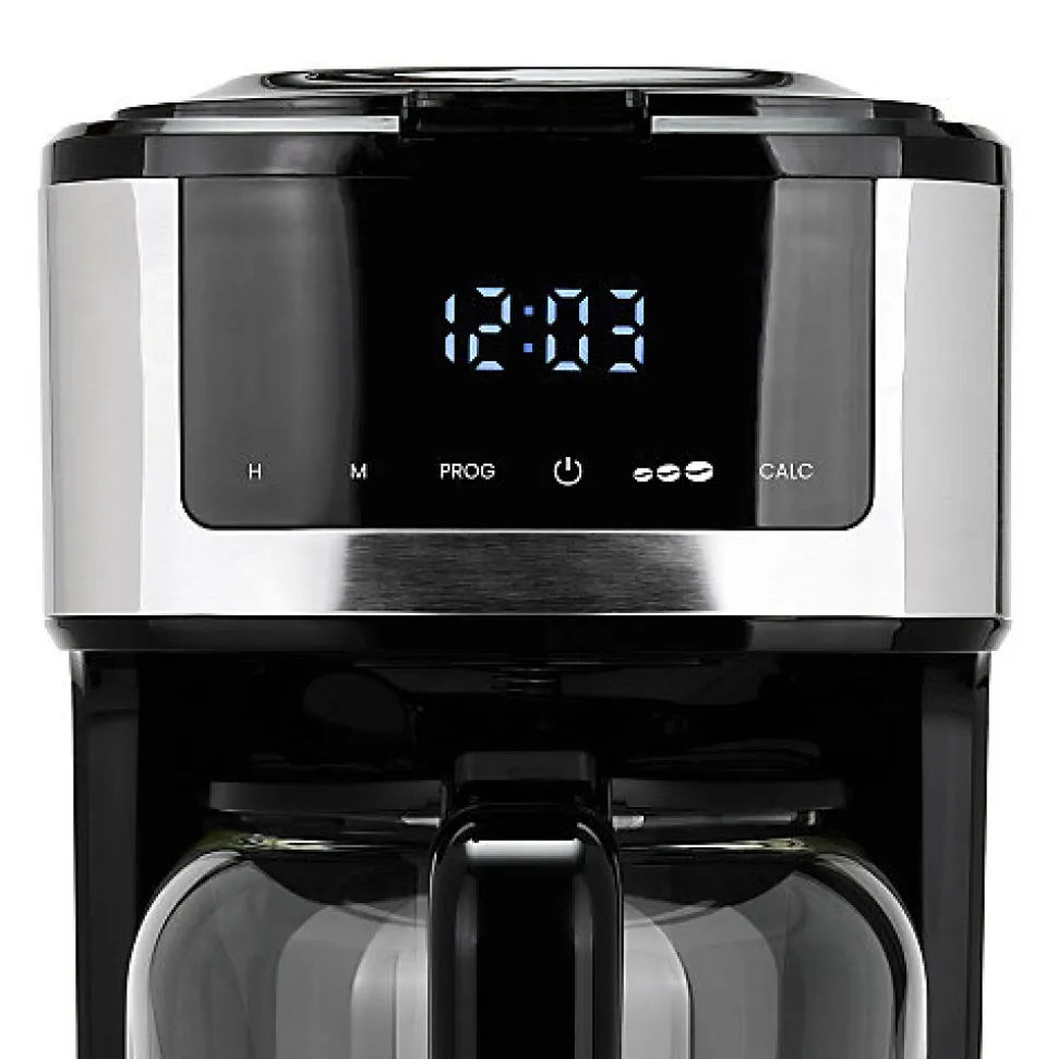 Cafetière électrique inox programmable 12-15 tasses