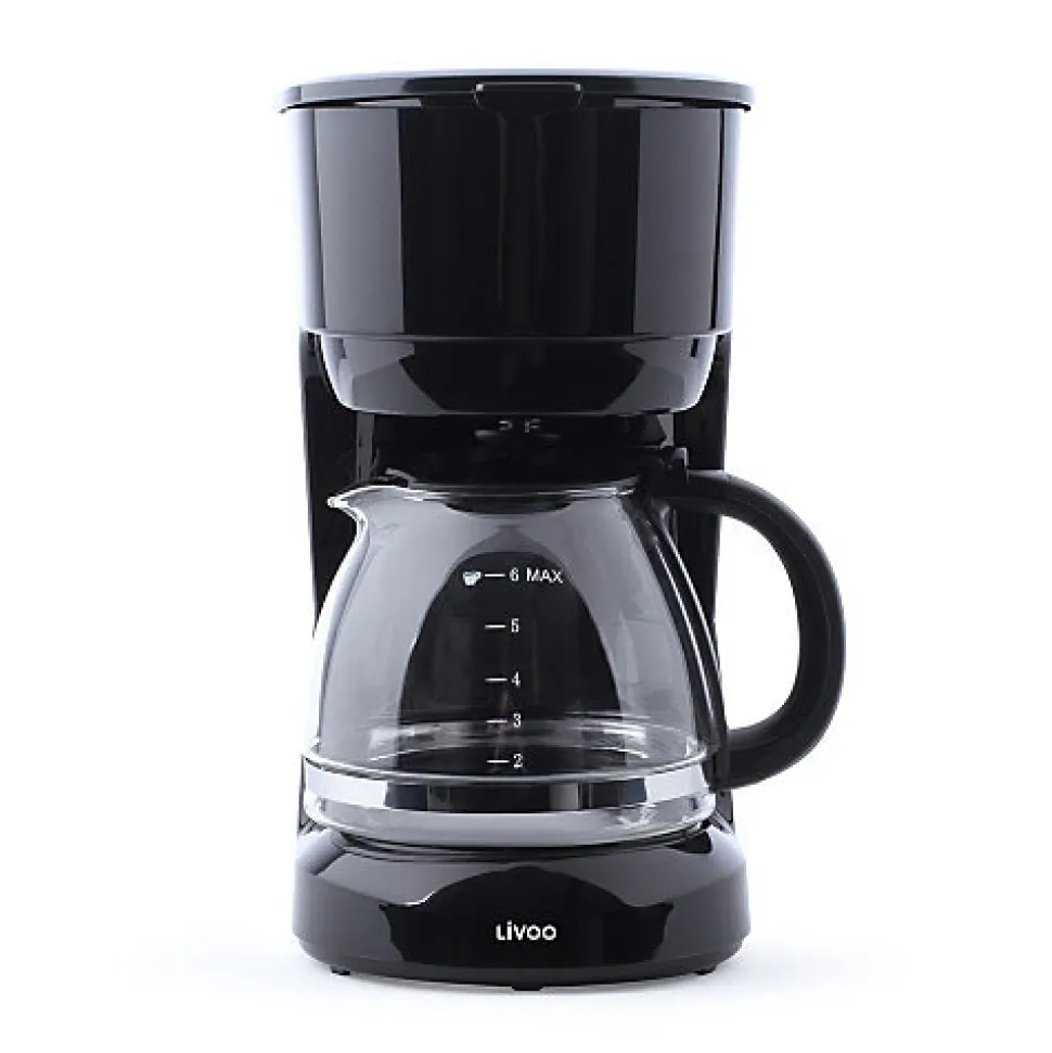 Cafetière électrique noire 6 tasses