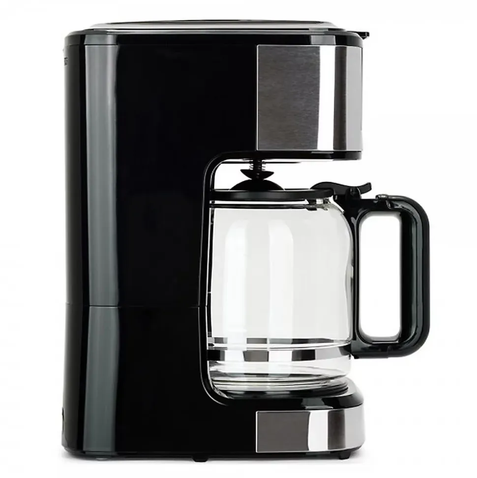 Cafetière électrique programmable Livoo DOD208 15 tasses, 1,8L, filtre réutilisable, fonction programmation, Noir