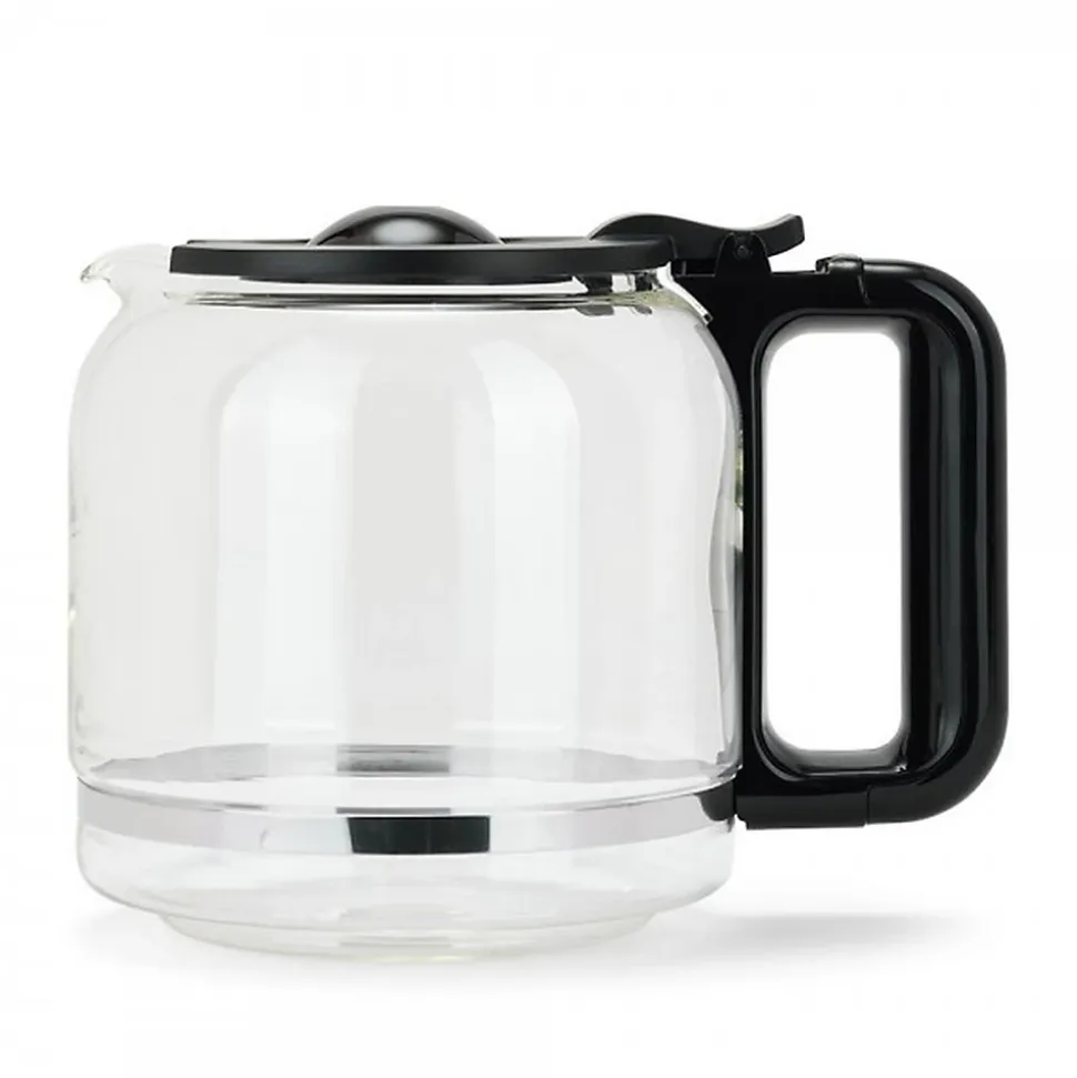 Cafetière électrique programmable Livoo DOD208 15 tasses, 1,8L, filtre réutilisable, fonction programmation, Noir
