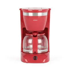 Cafetière électrique rouge 10-12 tasses