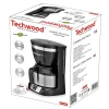 Cafetières Inox Isotherme Techwood TCA-1086I - Capacité du réservoir : 1L (10/15 Tasses) - Coloris Noir