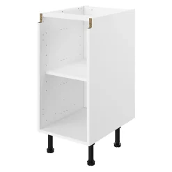 Caisson bas de cuisine blanc L. 40 cm Caraway Innovo GoodHome