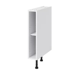 Caisson bas de cuisine blanc l.15 x H.72 x P.57 cm, GoodHome Caraway