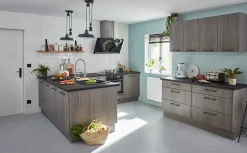 Caisson bas de cuisine blanc l.15 x H.72 x P.57 cm, GoodHome Caraway