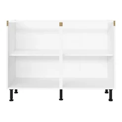 Caisson bas de cuisine blanc L. 120 cm Caraway Innovo GoodHome