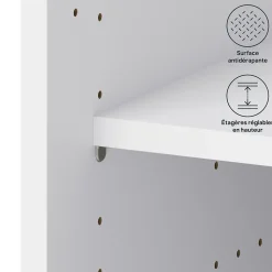 Caisson bas de cuisine blanc L. 30 cm Caraway Innovo GoodHome