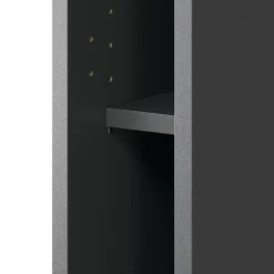 Caisson bas de cuisine Caraway GoodHome anthracite H. 72 cm x l. 15 cm