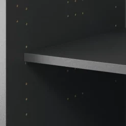 Caisson bas de cuisine Caraway GoodHome anthracite H. 72 cm x l. 100 cm