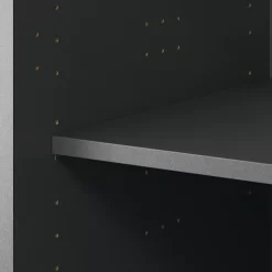 Caisson bas de cuisine Caraway GoodHome anthracite H. 72 cm x l. 60 cm