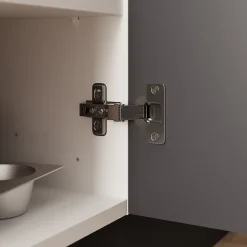 Caisson bas de cuisine Caraway GoodHome blanc H. 72 cm x L. 60 cm