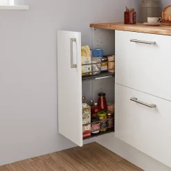 Caisson bas de cuisine GoodHome Caraway Blanc H. 72 cm x l. 30 cm