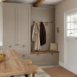 Caisson bas de cuisine GoodHome Caraway Blanc H. 51 cm x l. 60 cm