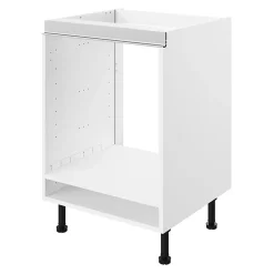 Caisson bas de cuisine pour four blanc L. 60 cm Caraway Innovo GoodHome