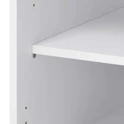 Caisson bas de cuisine surbaissé GoodHome Caraway Blanc H. 72.6 cm x l. 90 cm