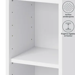 Caisson haut de cuisine blanc L. 30 cm x H. 72 cm Caraway Innovo GoodHome