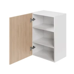 Caisson haut de cuisine Caraway GoodHome blanc H. 72 cm x L. 50 cm