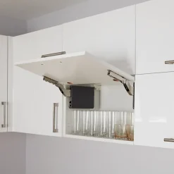 Caisson haut de cuisine GoodHome Caraway Blanc H. 36 cm x l. 60 cm